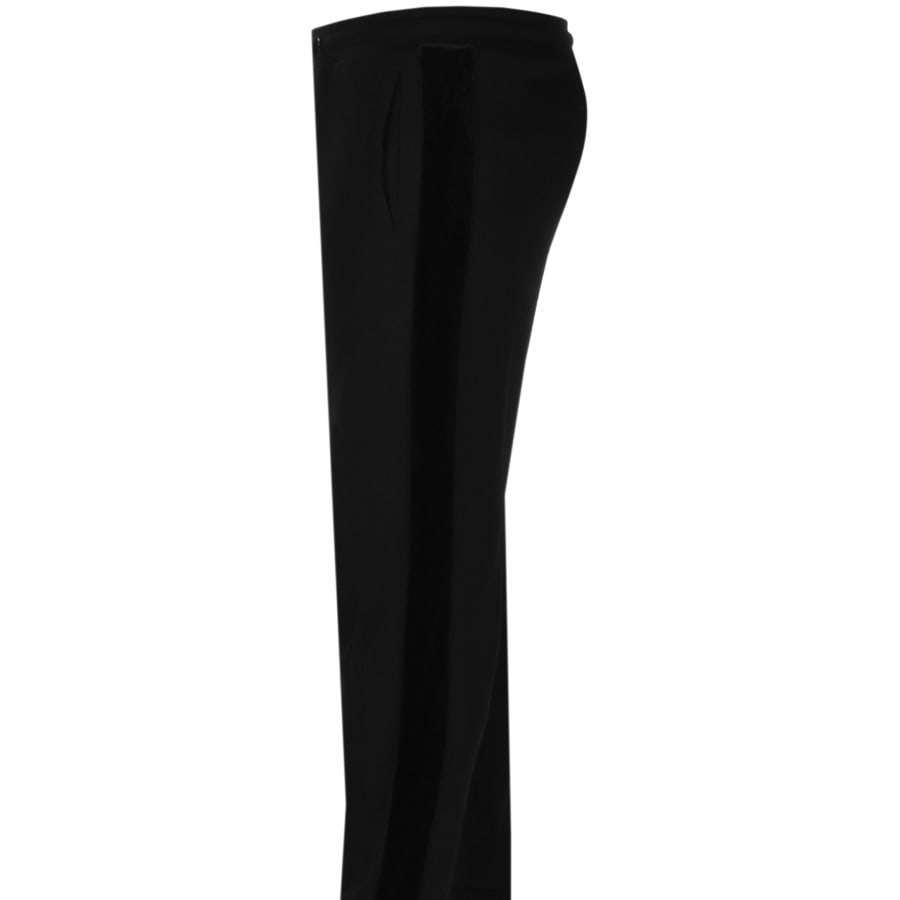 Alternative Image for ProductArmani Exchange Velour Stripe Jogging Bottoms Blac3
